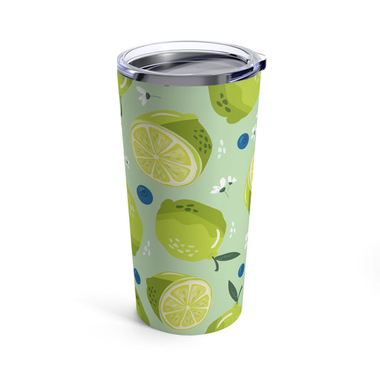 Limes and Blueberries Tumbler 20oz
