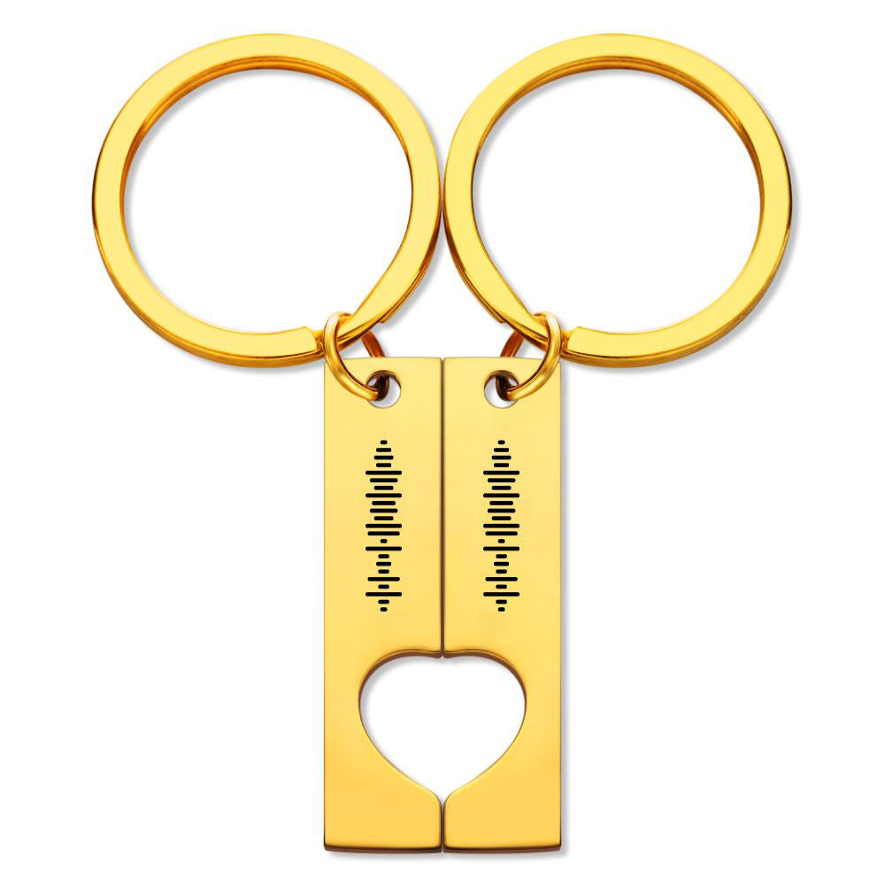 Custom Spotify Code Keychain - Scannable Music Couple Keychains