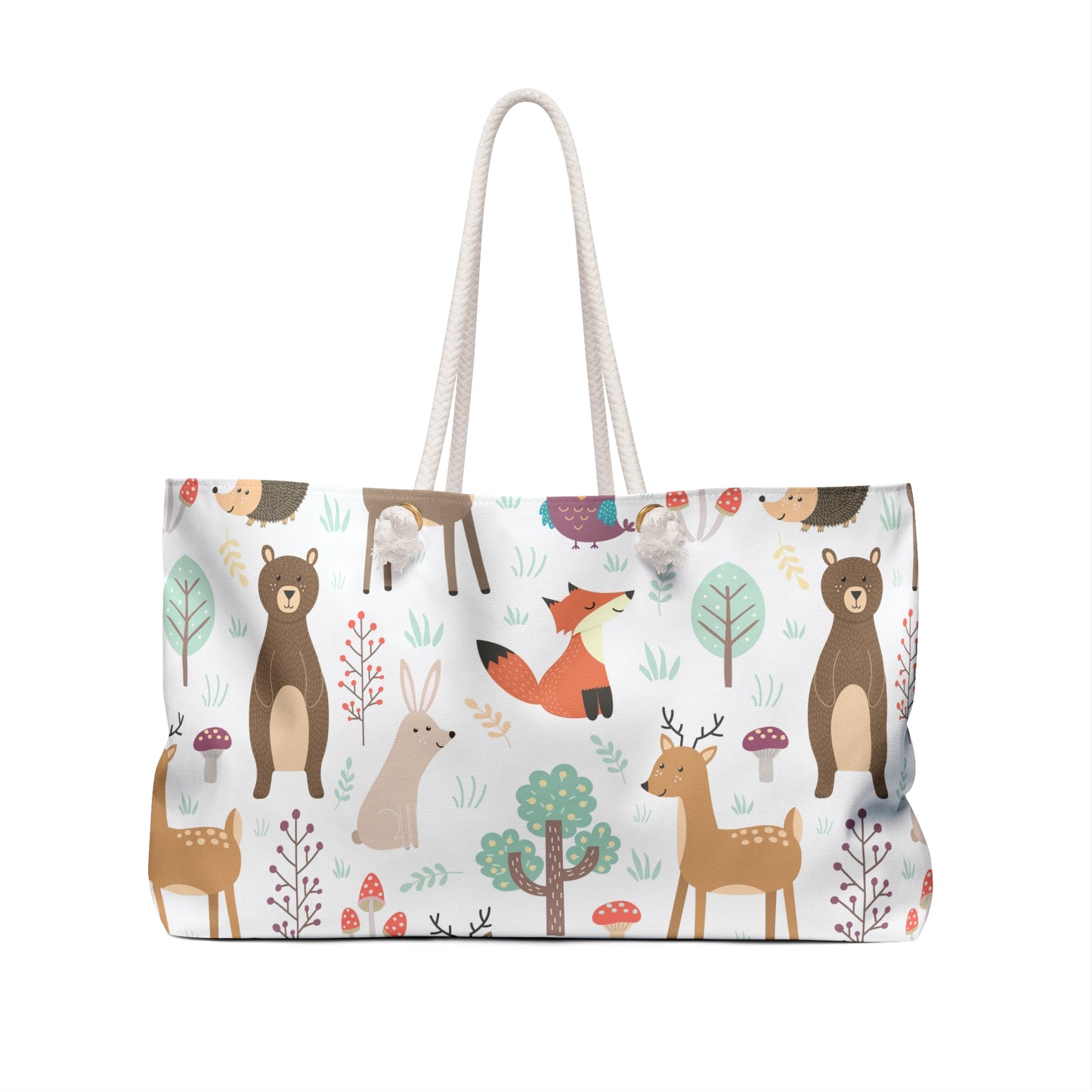 Forest Plants and Animals Weekender Bag