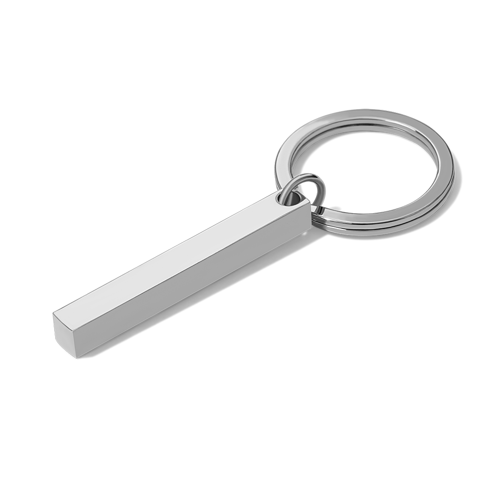 Custom Spotify Code Bar Keychain - 3D Engraved Music Key Chain