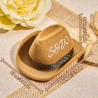 Personalized Cowboy Hat Ring Box - Custom Initials Proposal Gift