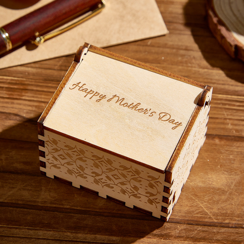 Personalized Audio Music Box For Mom - Custom Voice Recording Gift