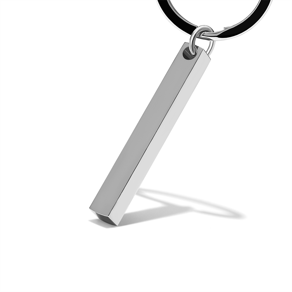 Custom Spotify Code Bar Keychain - 3D Engraved Music Key Chain