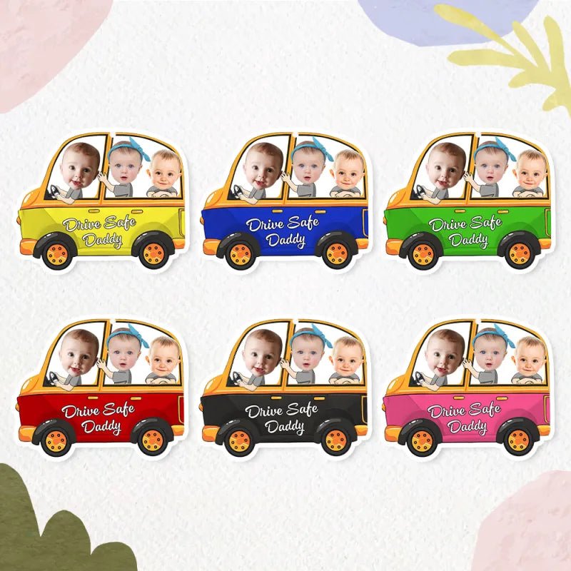 Personalized Drive Safe Car Air Freshener - Custom Photo Ornament