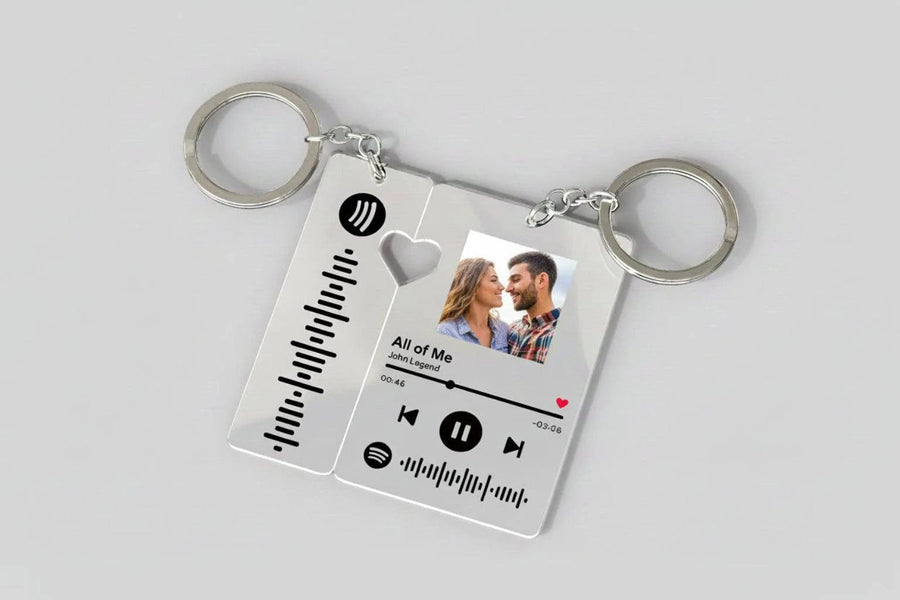 Scannable Spotify Keychain With Photo