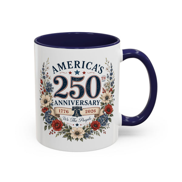 America's 250th Anniversary Accent Coffee Mug