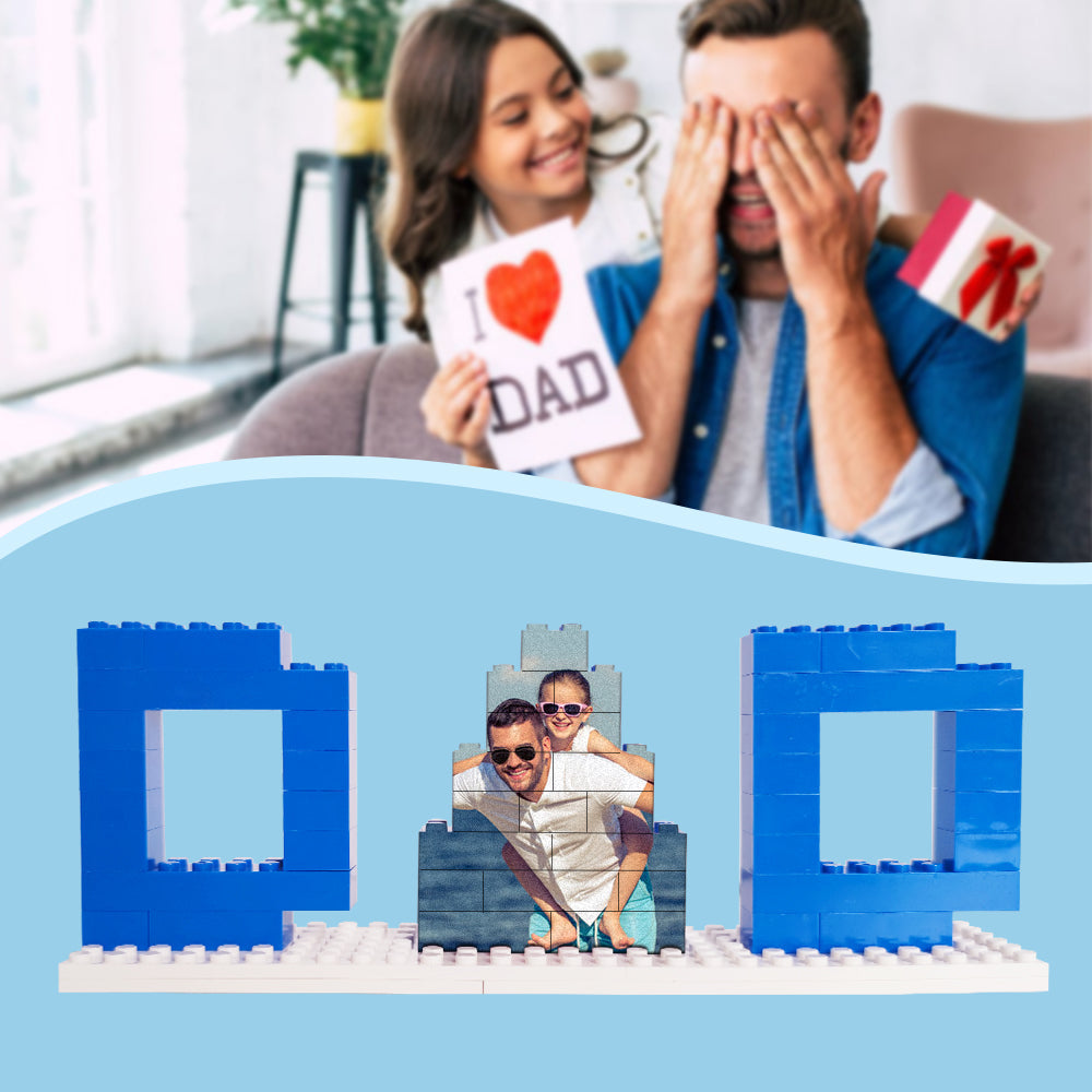 Custom Photo Block Puzzle for Dad