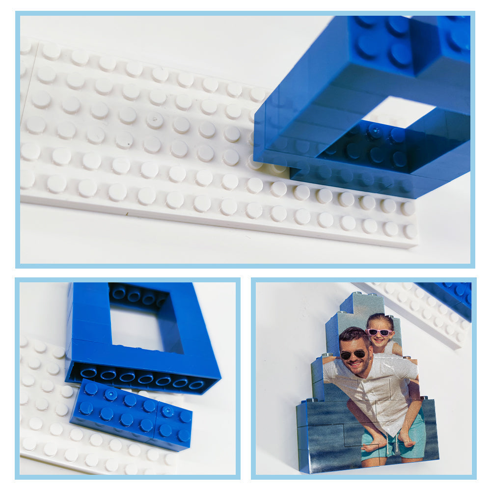 Custom Photo Block Puzzle for Dad