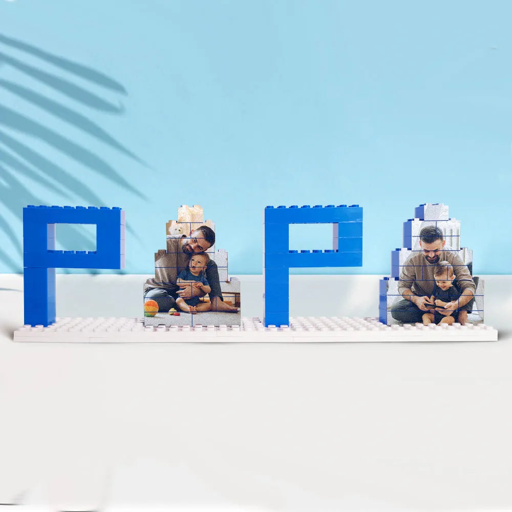 Custom Photo Block Puzzle for Dad