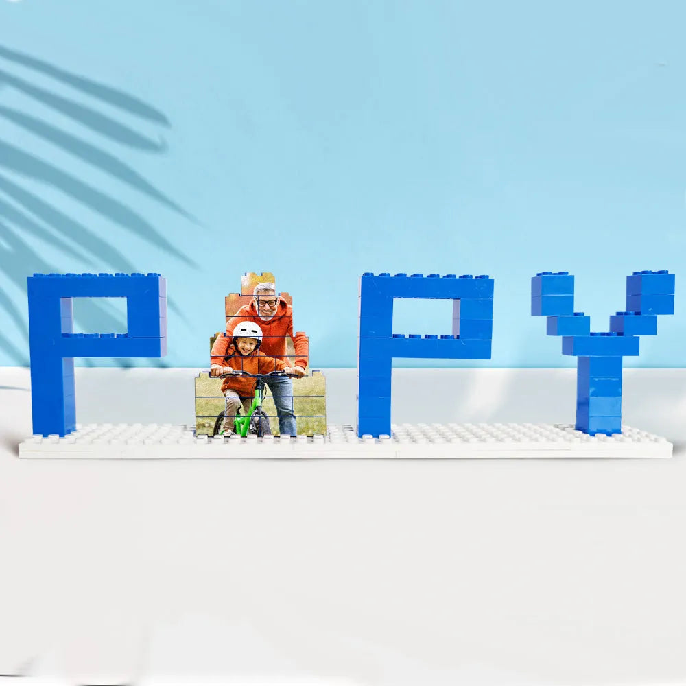 Custom Photo Block Puzzle for Dad