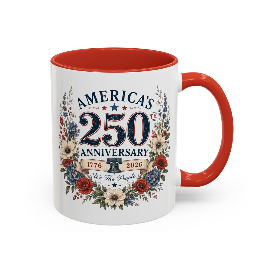 America's 250th Anniversary Accent Coffee Mug