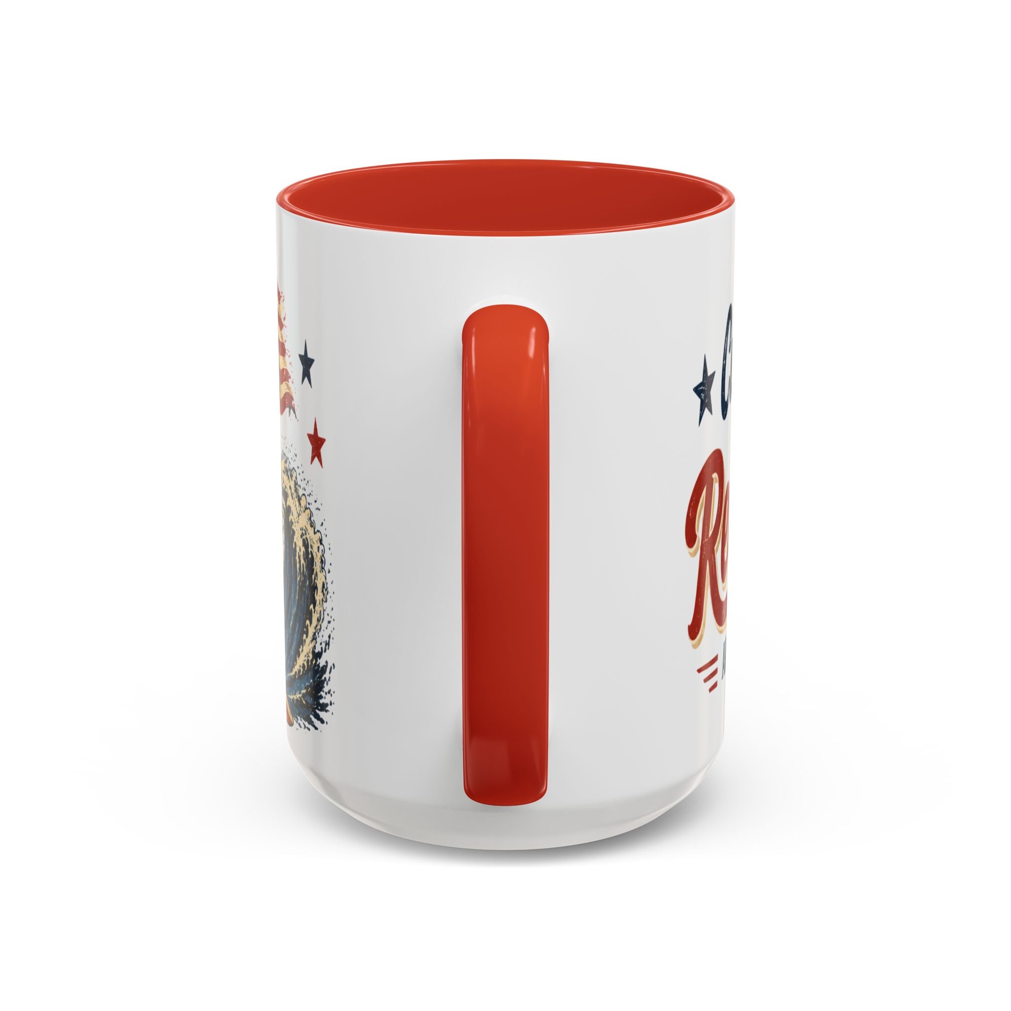 Revolutionary Surfing George Washington Mug | Patriotic 1776-2026 Coffee Mug