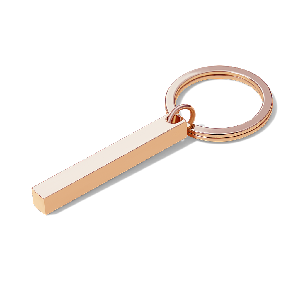 Custom Spotify Code Bar Keychain - 3D Engraved Music Key Chain