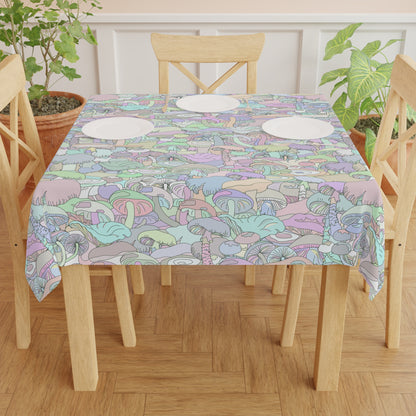 Pastel Mushrooms Tablecloth