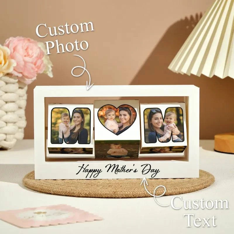 Custom 360° Rotating Photo Display Stand