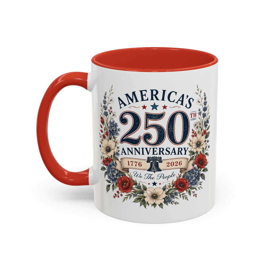 America's 250th Anniversary Accent Coffee Mug