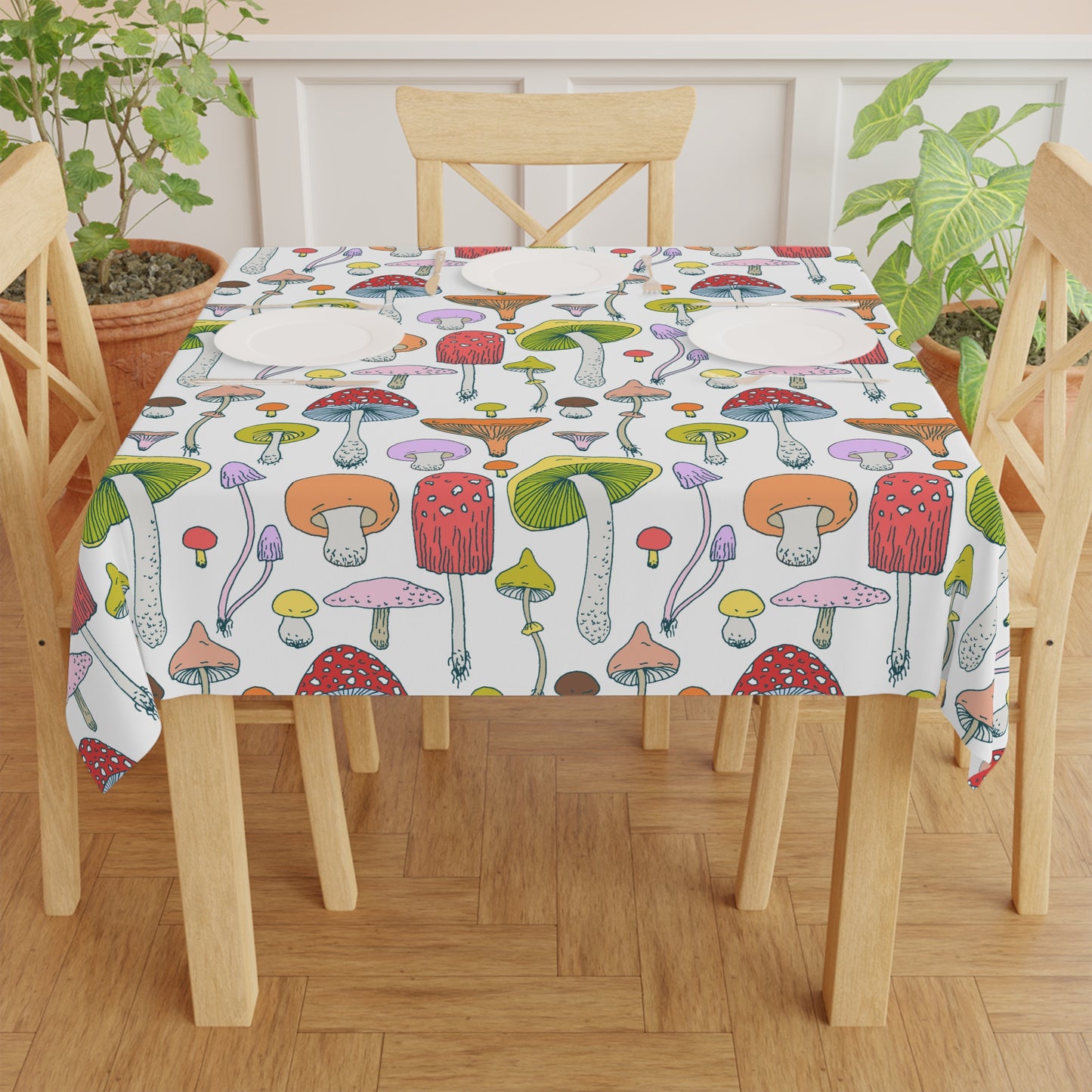 Forest Mushrooms Tablecloth