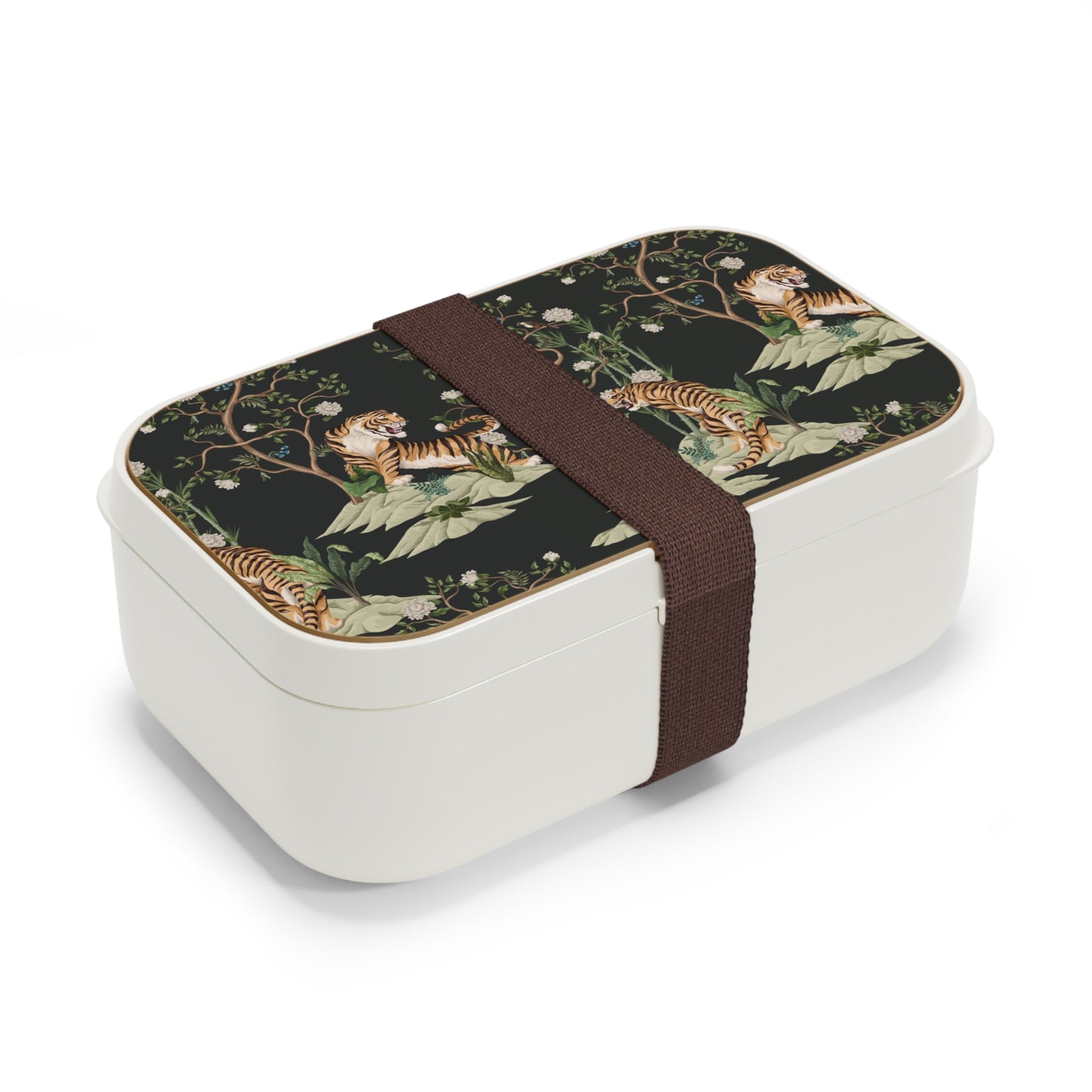 Chinoiserie Tigers and Peonies Bento Lunch Box