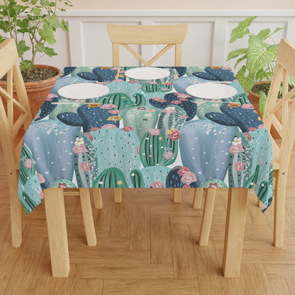 Pastel Cactus Tablecloth