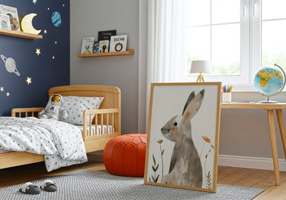 Cute Animal Illustration for Kids Room Decor product type
