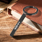 Custom Spotify Code Bar Keychain - 3D Engraved Music Key Chain