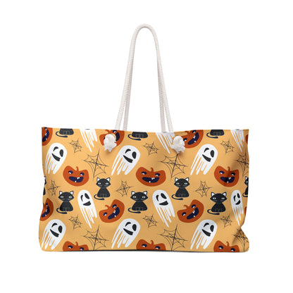 Halloween Cats and Ghosts Weekender Bag