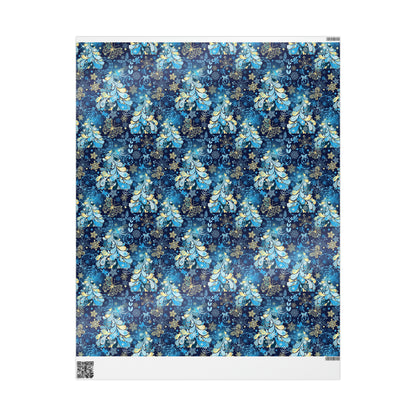 Magical Snowflakes Gift Wrap Paper
