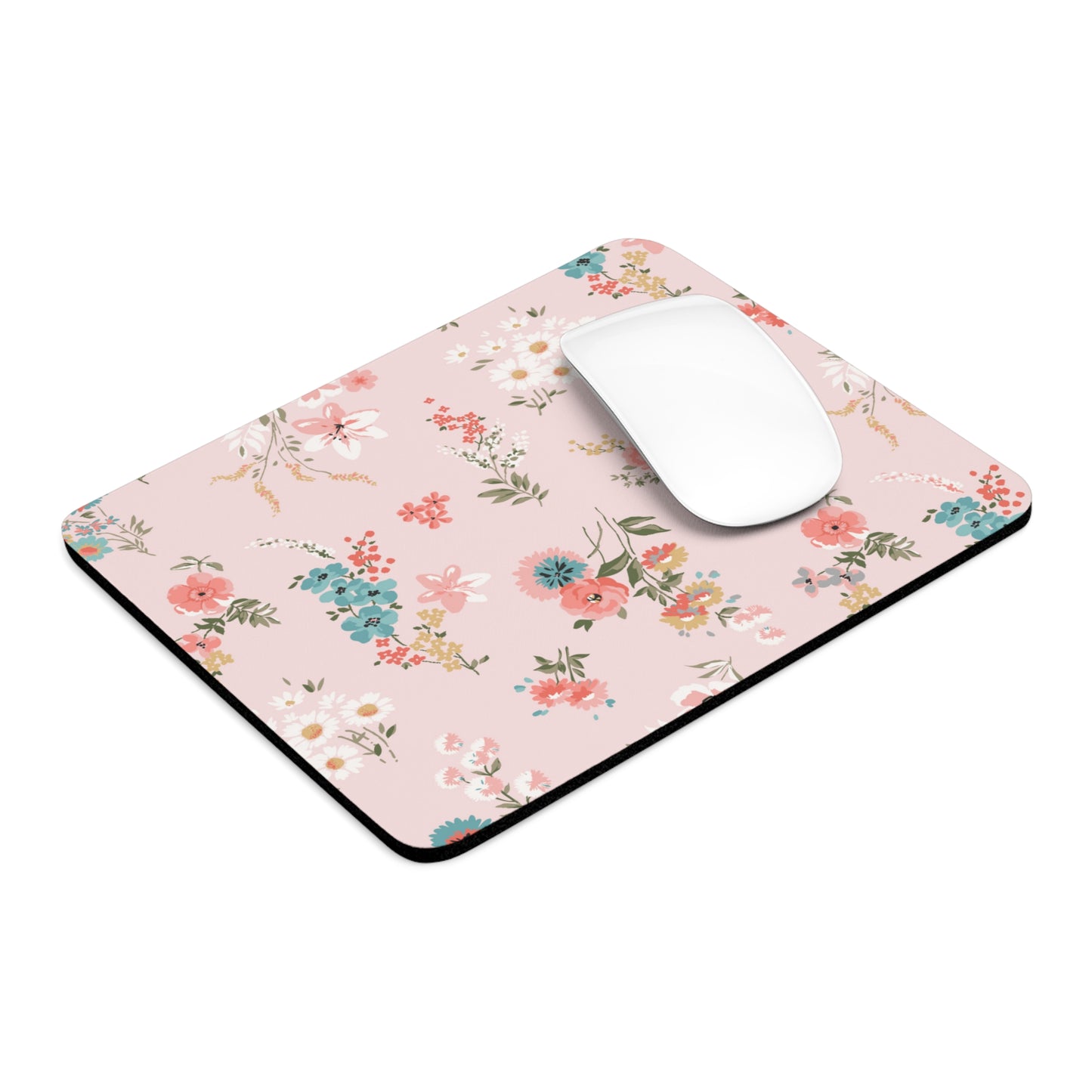 Daisies Pink Mouse Pad