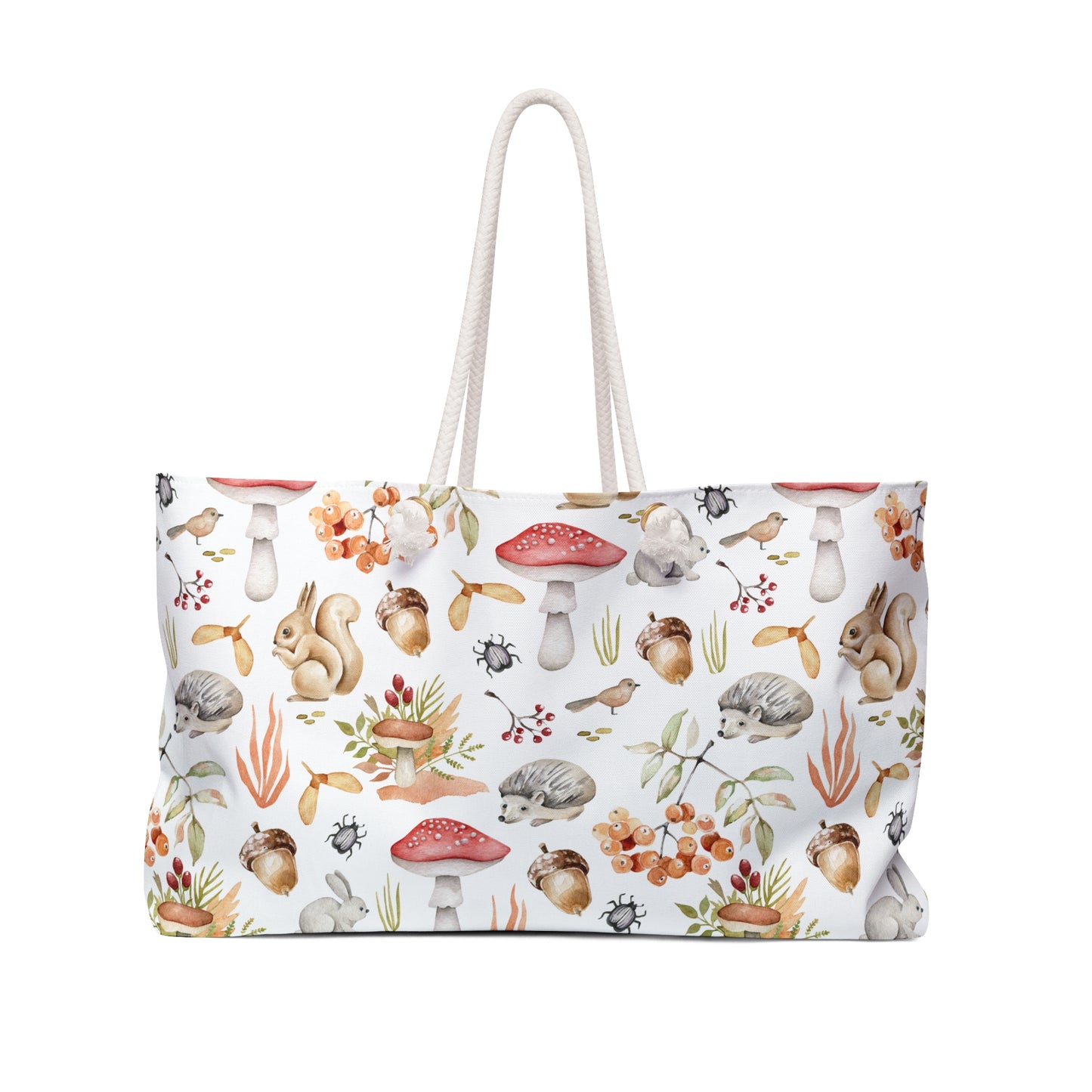 Fall Forest Animals Weekender Bag