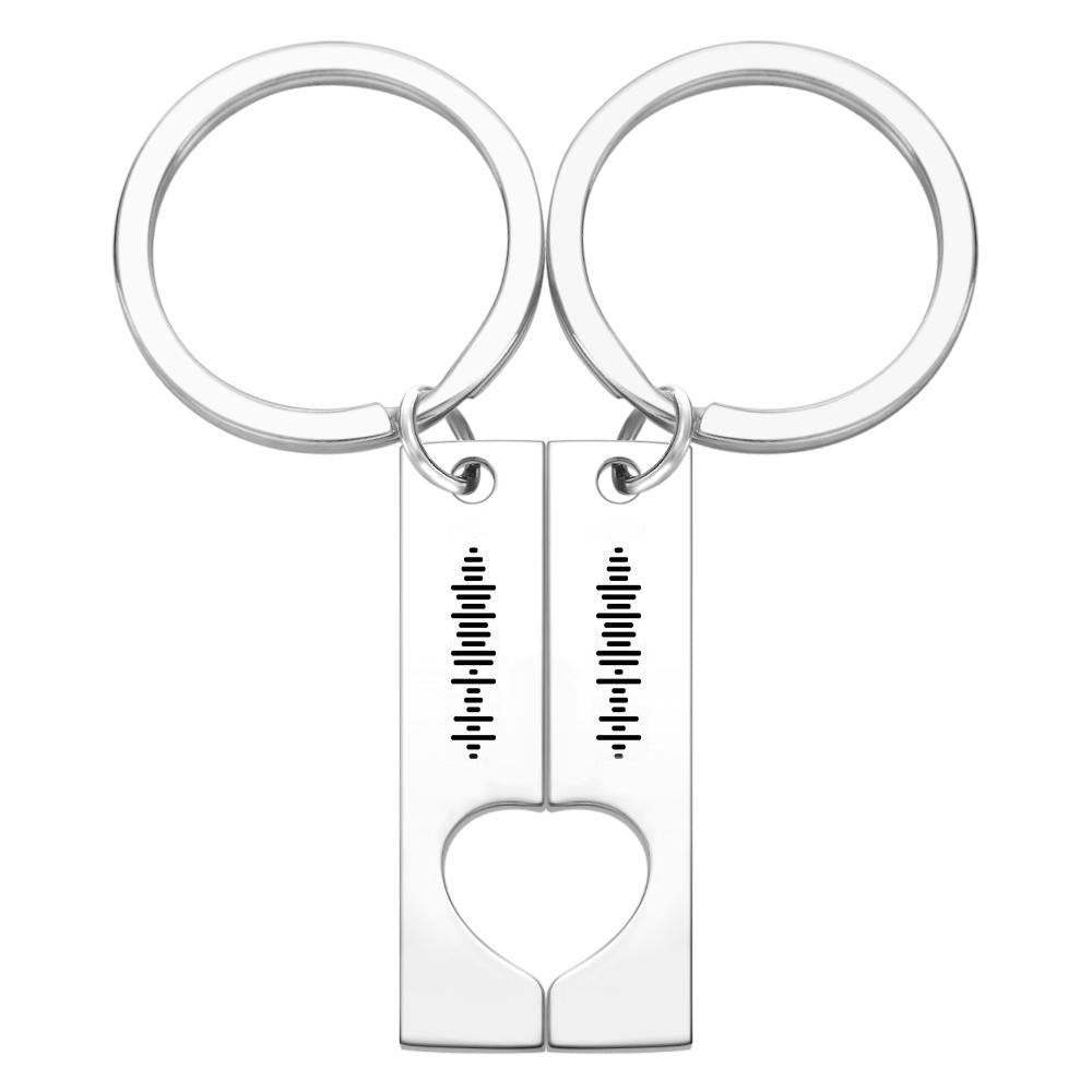 Custom Spotify Code Keychain - Scannable Music Couple Keychains