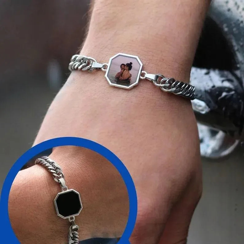 Magic Photo Bracelet - Temperature-Sensitive Hidden Picture Reveal