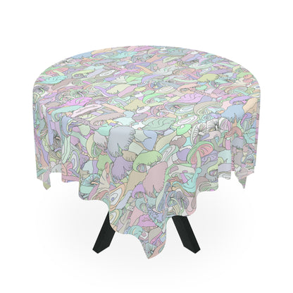 Pastel Mushrooms Tablecloth