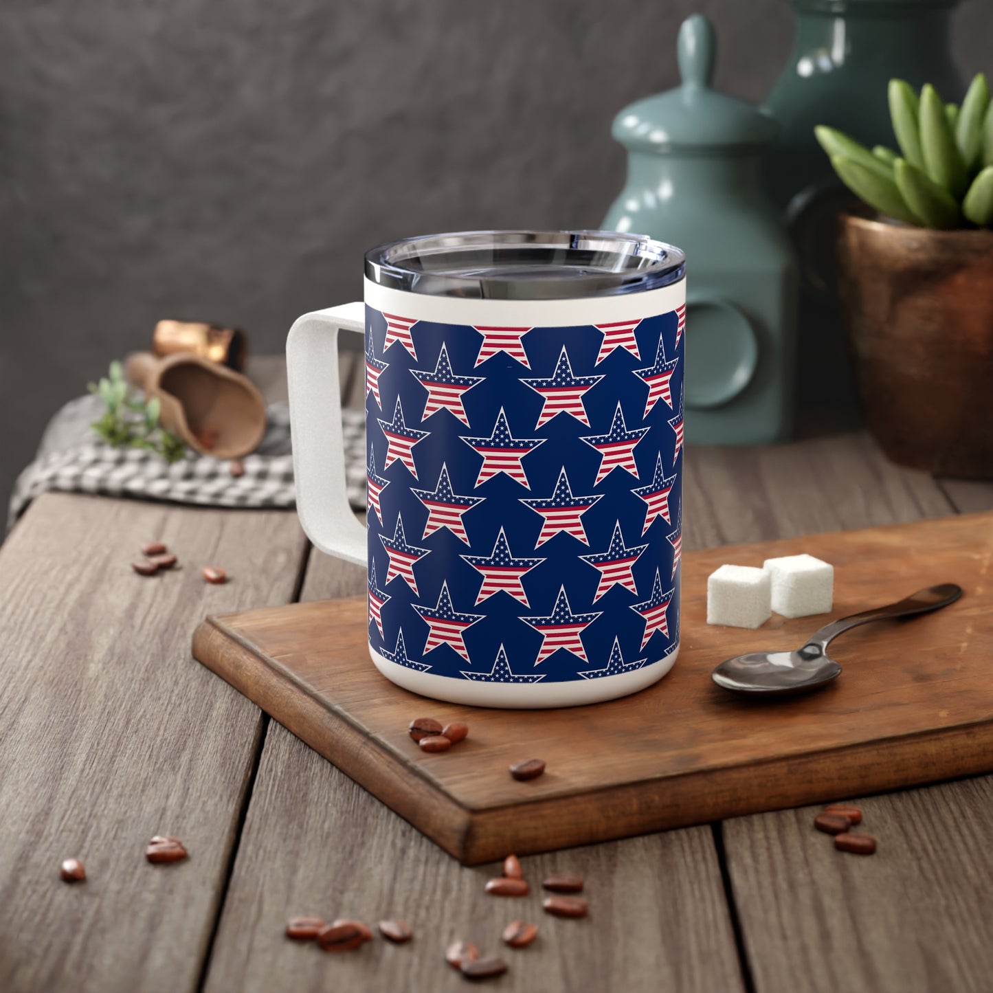 American Stars Insulated Coffee Mug, 10oz