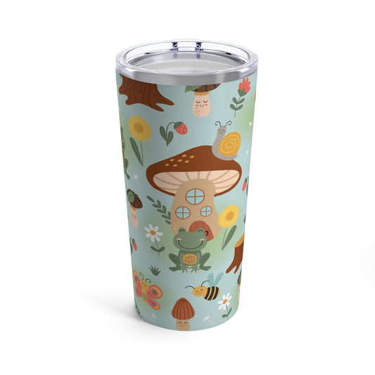 Frogs and Mushrooms Tumbler 20oz