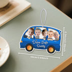 Personalized Drive Safe Car Air Freshener - Custom Photo Ornament