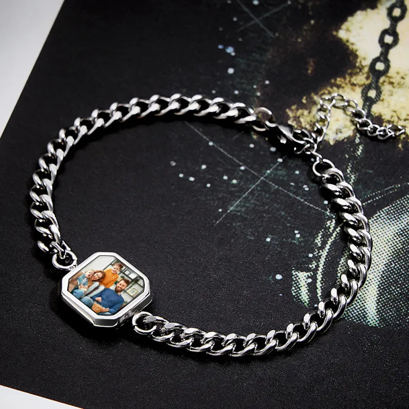 Magic Photo Bracelet - Temperature-Sensitive Hidden Picture Reveal