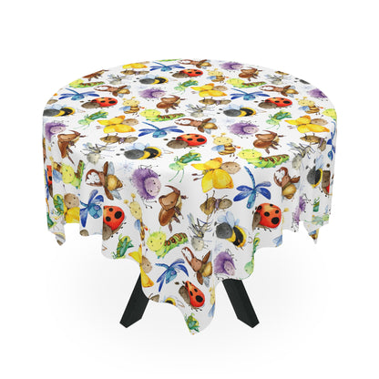 Ladybugs, Bees and Dragonflies Tablecloth