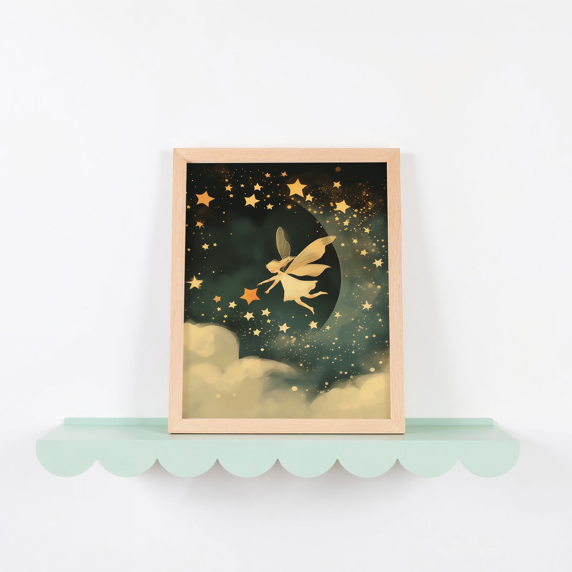 Enchanting Fairy and Stars Decorative Framed Product Type