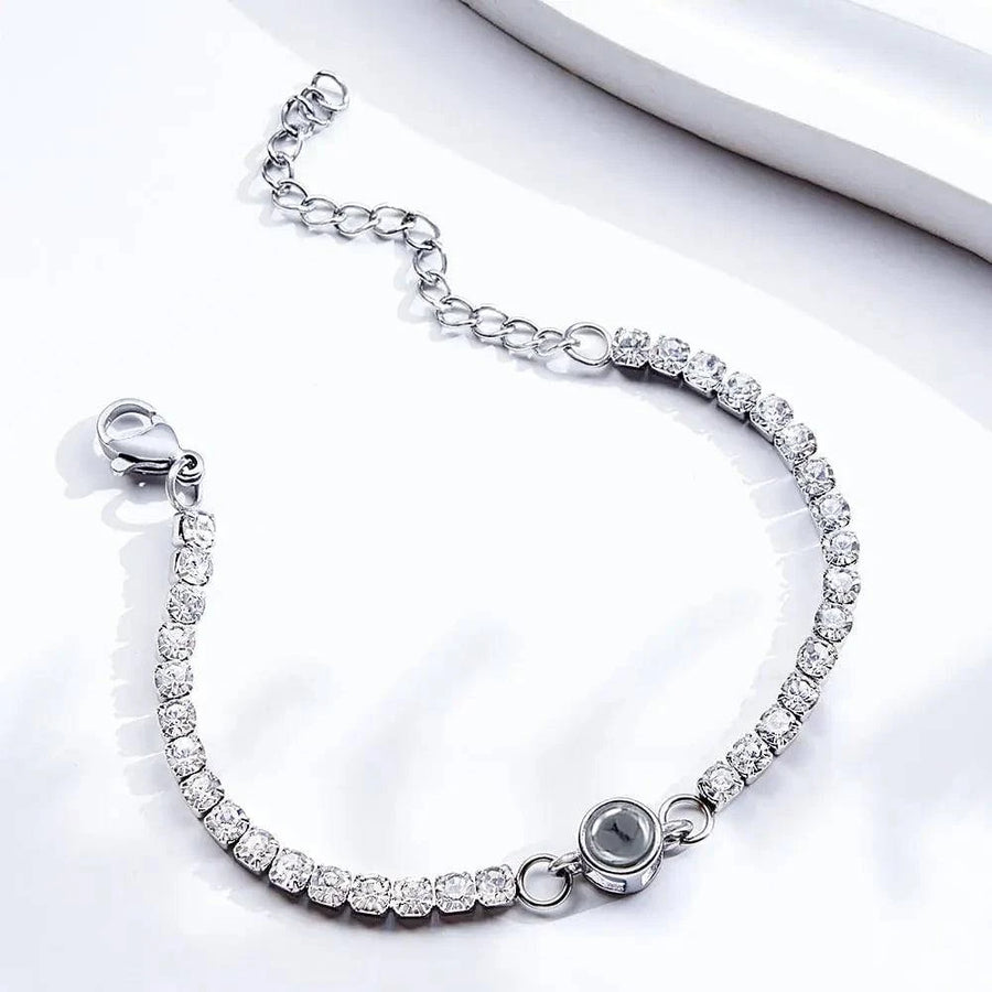 Custom Hidden Photo Bracelet