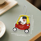 Personalized Drive Safe Car Air Freshener - Custom Photo Ornament