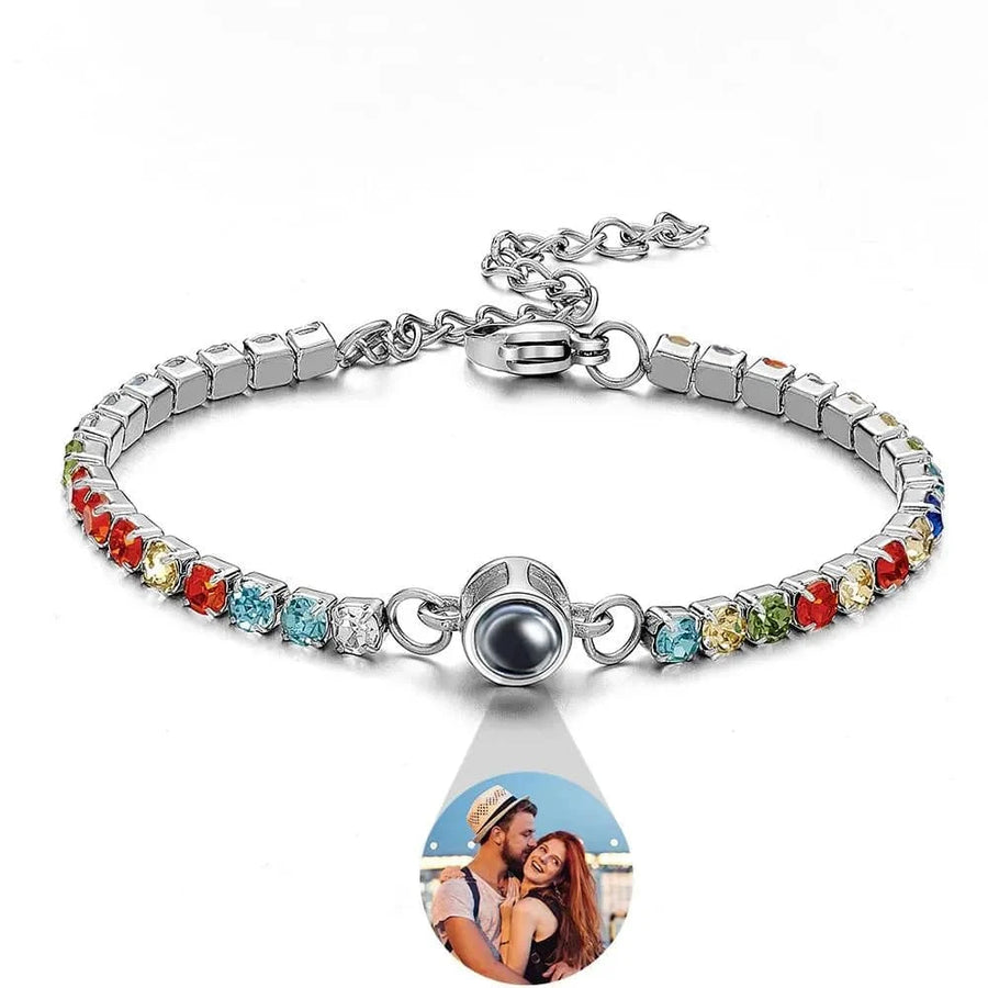 Custom Hidden Photo Bracelet