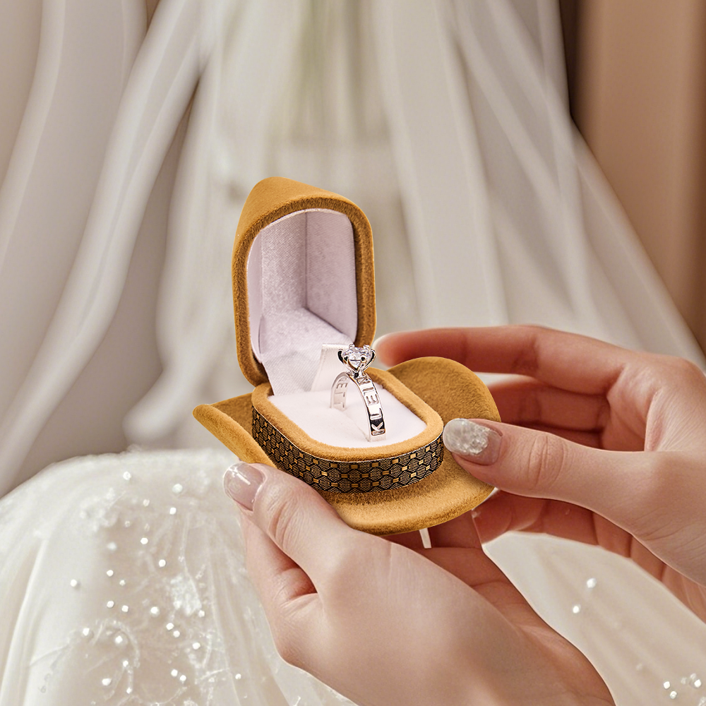 Personalized Cowboy Hat Ring Box - Custom Initials Proposal Gift