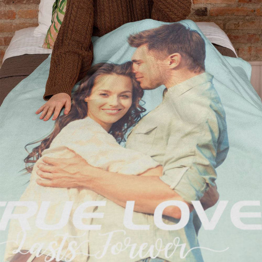Custom Names and Photo Blanket