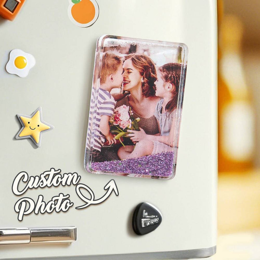 Custom Photo Liquid Sand Magnet