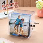 Custom 24 Photos Flipbook - Lighted Hand-Crank Memory Frame