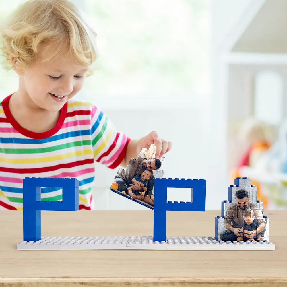 Custom Photo Block Puzzle for Dad