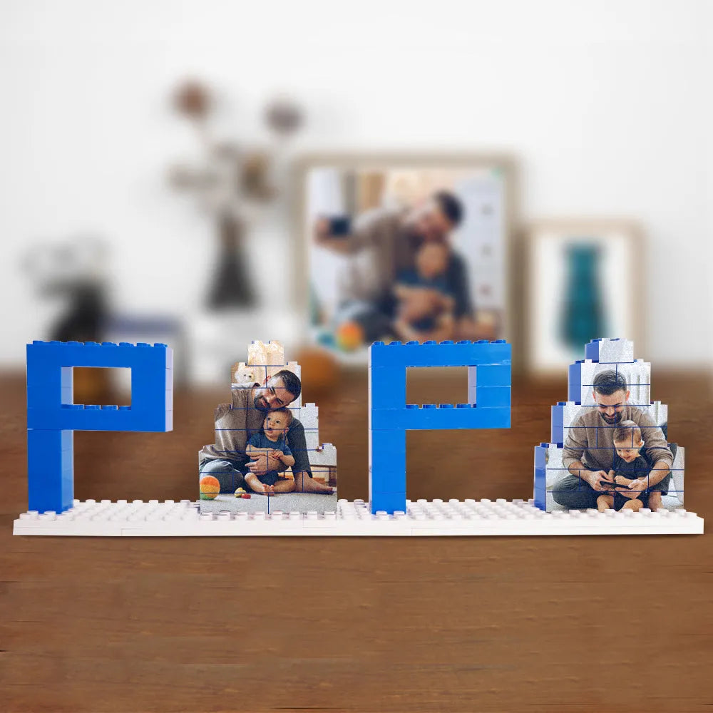 Custom Photo Block Puzzle for Dad