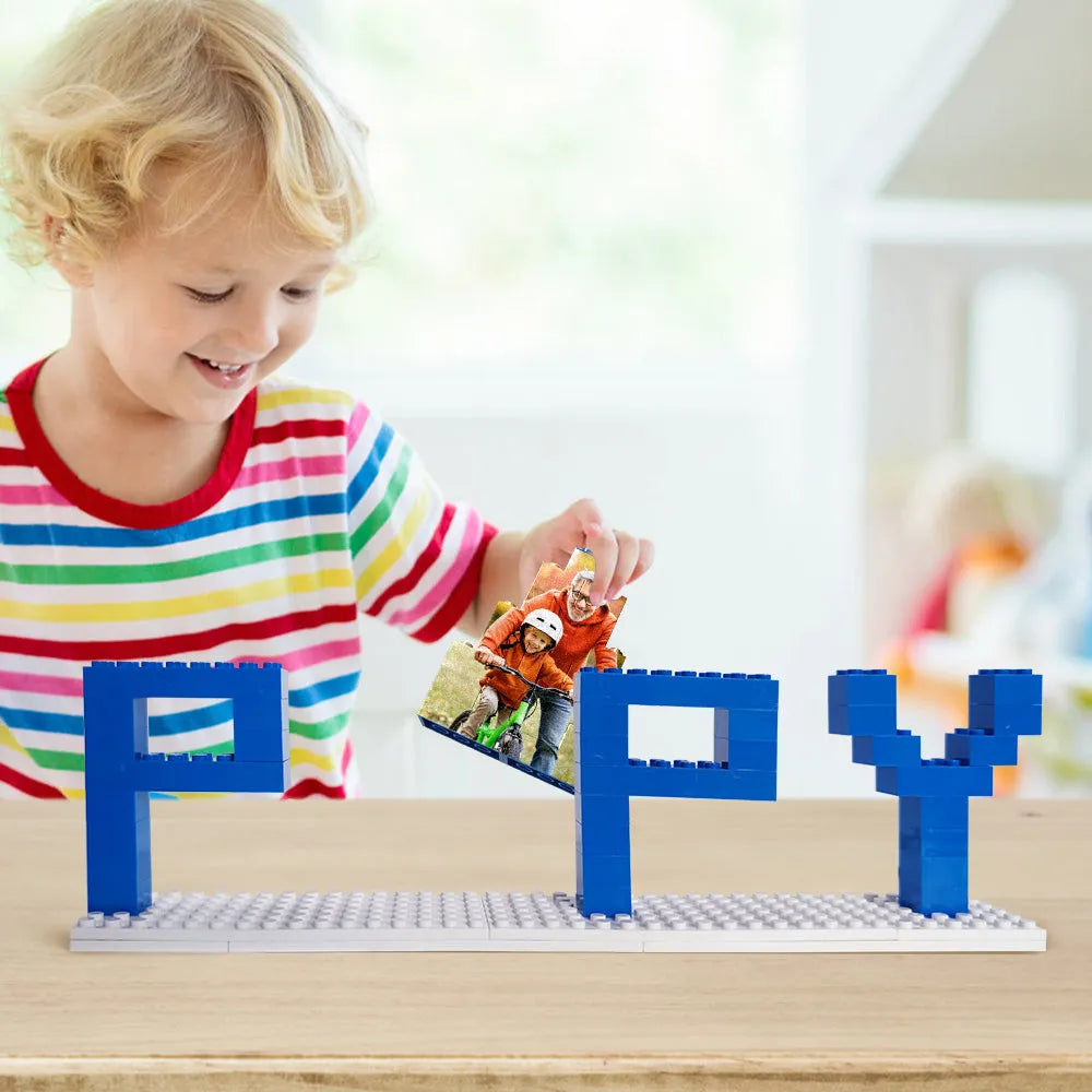 Custom Photo Block Puzzle for Dad