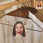 Custom Face Car Air Freshener - Personalized Rearview Mirror Ornament