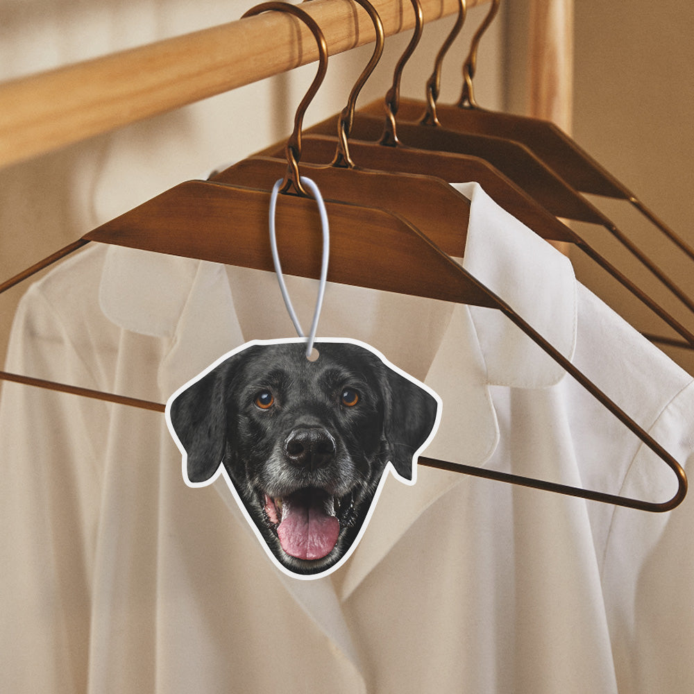 Custom Face Car Air Freshener - Personalized Rearview Mirror Ornament